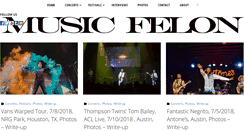 Desktop Screenshot of musicfelon.com